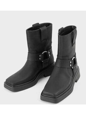 NEW Vagabond Eyra Boots Moto Grunge Biker Rugged Harness Emo Womens 11